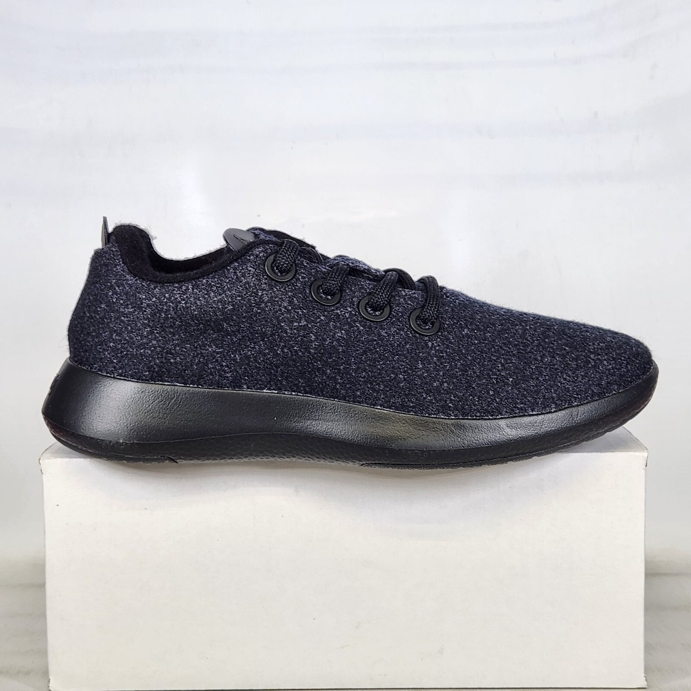 Allbirds Wool Runner Mizzle Women Size 8 Natural Black Sneakers Shoes